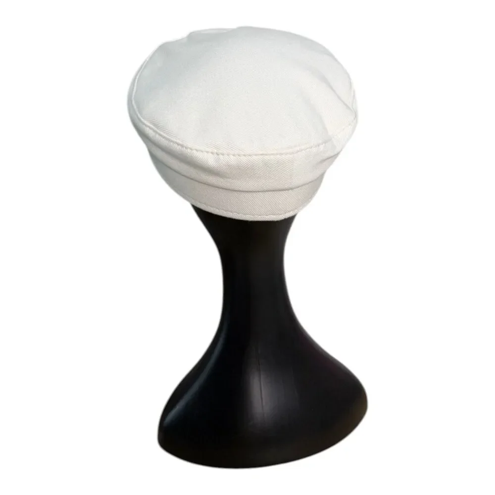 Ruslan Baginskiy Baker Boy Cap Ivory White Size Small